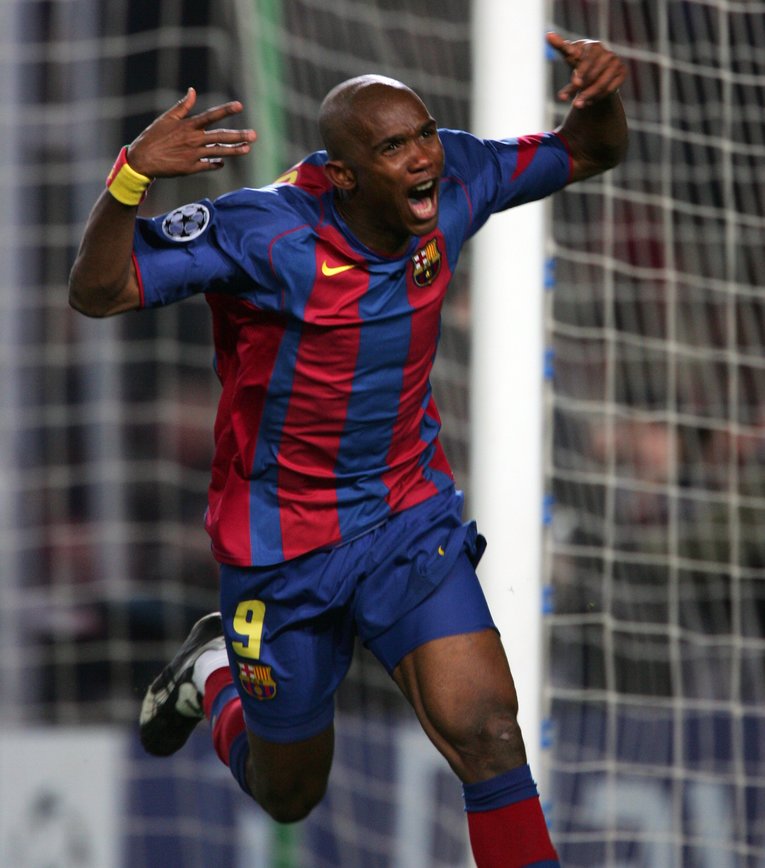 2004-05シーズンのエトー©Takuya Sugiyama