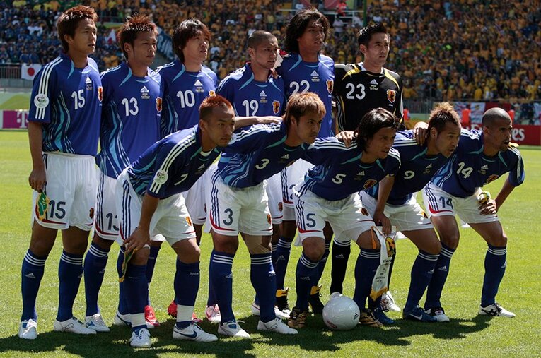2006ドイツW杯オーストラリア戦スタメン ／ photograph by Naoya Sanuki/JMPA