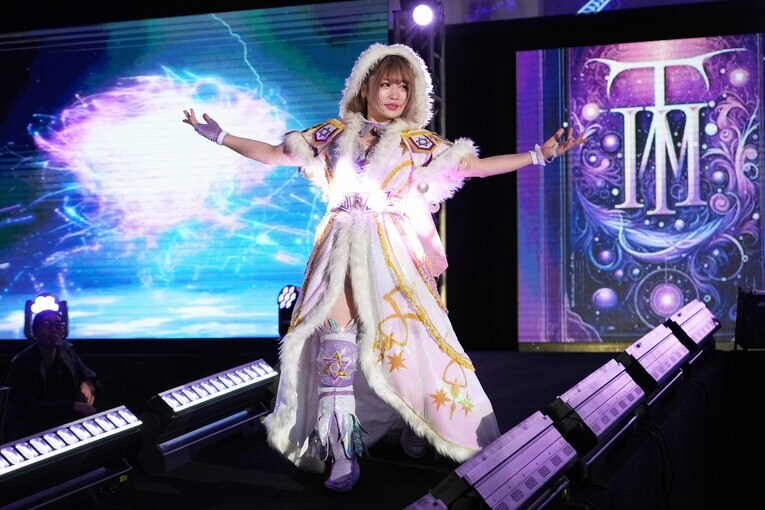 入場する中野たむ　©Essei Hara