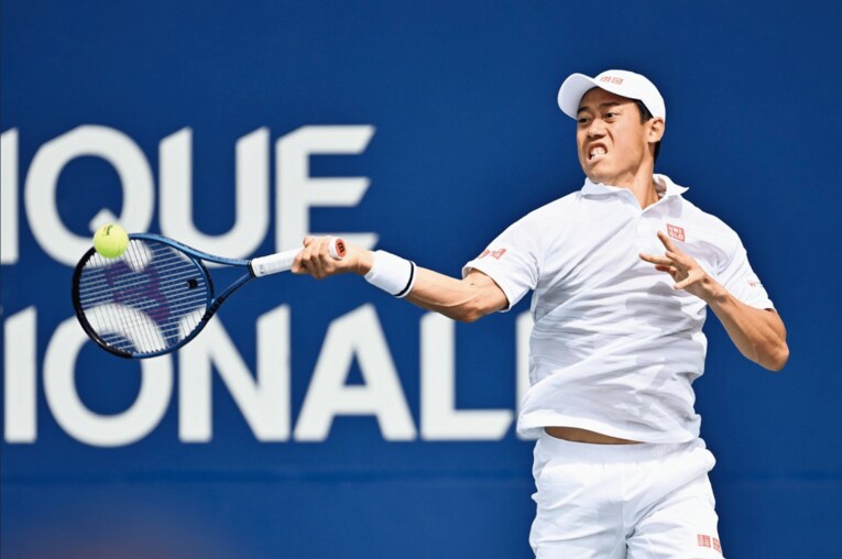 錦織圭（にしこり・けい）／1989年12月29日生、島根県出身。ツアーでは2008年に18歳で初優勝、通算12勝。'14年全米オープンで日本人初のグランドスラムファイナリスに。'15年に世界ランキング自己最高の4位。'25年1月12日開幕の全豪にも出場予定。178cm、73kg　©Getty Images