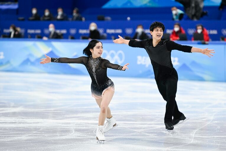 三浦・木原組は9歳半差。ルール改正により、年齢差のあるペアの出場に関する新たな問題が出る可能性もあるという　©Asami Enomoto／JMPA