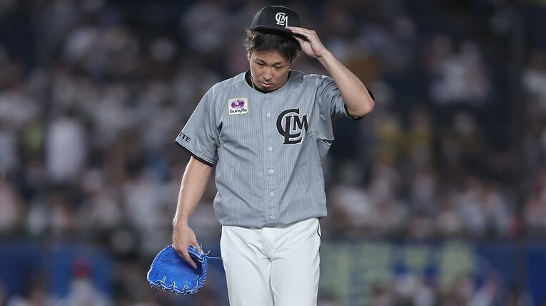 益田直也　©︎Chiba Lotte Marines