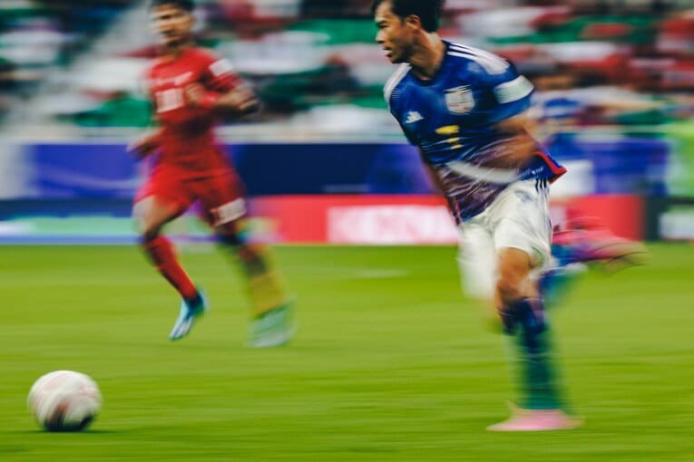 アジア杯バーレーン戦「三笘の超幻惑ドリブル」写真セレクション（全20枚中の2枚目）　©Kiichi Matsumoto　