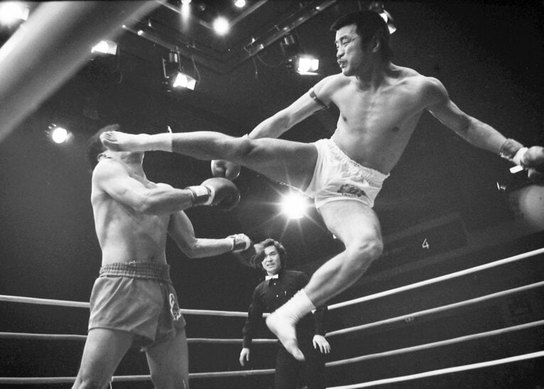 “キックの鬼”と呼ばれた沢村忠　©Sankei Shimbun