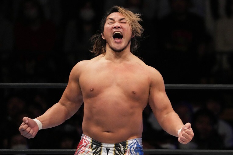 王座を狙う棚橋弘至　©Masashi Hara