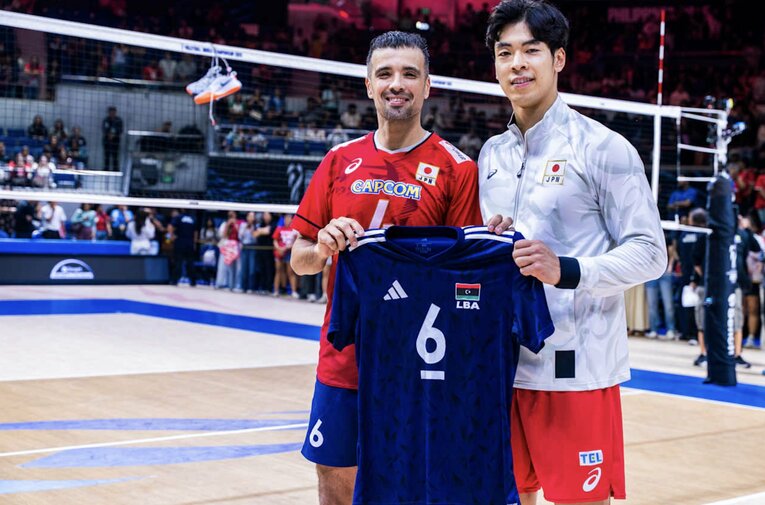 バレーボール世界選手権・リビア戦　©︎Volleyball World