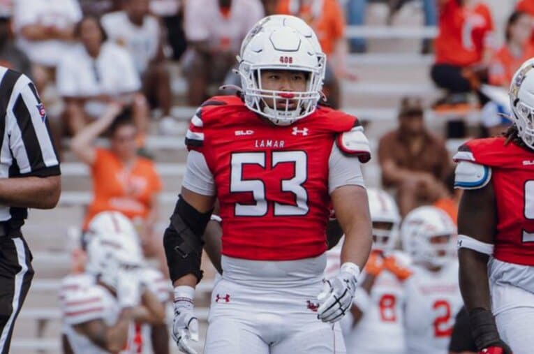 現在、米NCAA1部のラマー大学でラインバッカーとして活躍する吉川大紀。夢舞台のNFLに向けて「足りないもの」とは何なのか ／ photograph by 本人提供