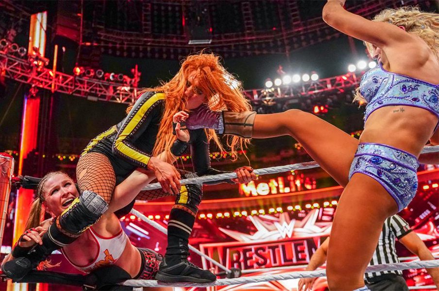 もはやプロレスに男女の差はない!レッスルマニアで起きたビッグバン。<Number Web> photograph by 2019 WWE, Inc. All Rights Reserved.