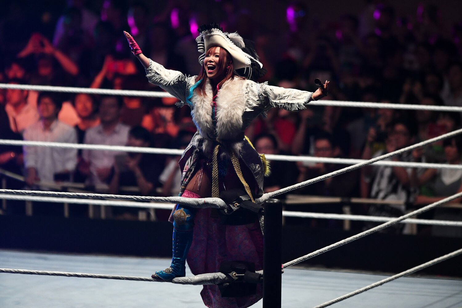 カイリ・セインとして活躍したWWE時代（2019年）　©Getty Images
