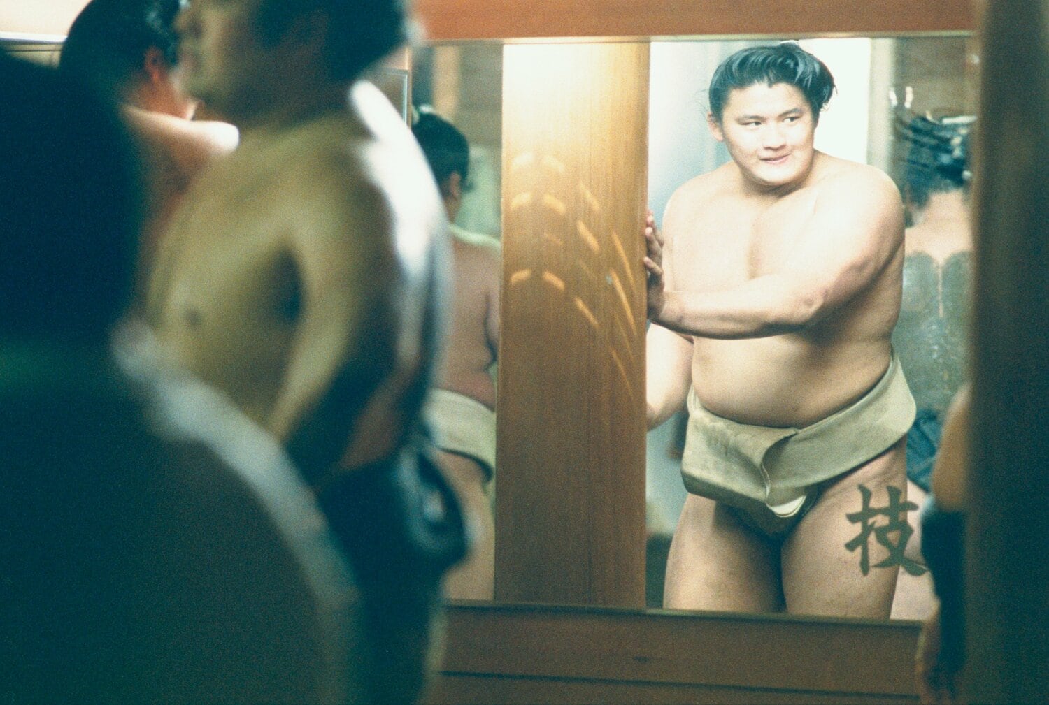 稽古に励む貴花田（1991年）©︎Naoya Sanuki