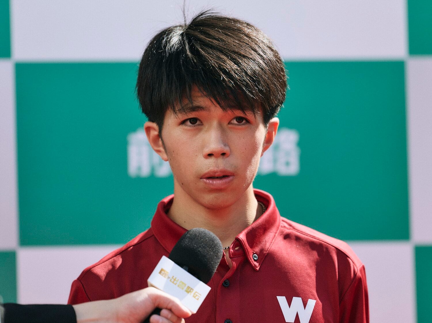 大学駅伝デビュー戦を区間新記録で飾った新妻　©Yuki Suenaga