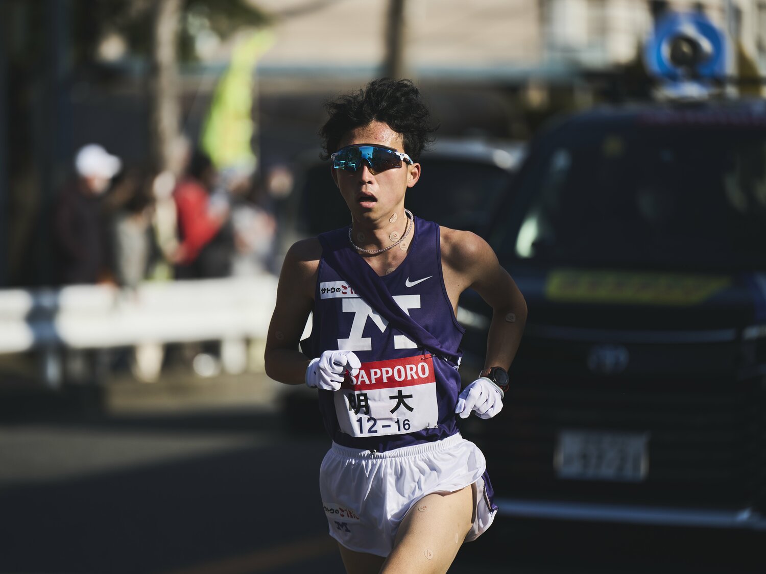 2023年、99回大会では3区に登場した森下翔太。4年生となり、再び箱根路を走ることはかなわなくなった　©Yuki Suenaga