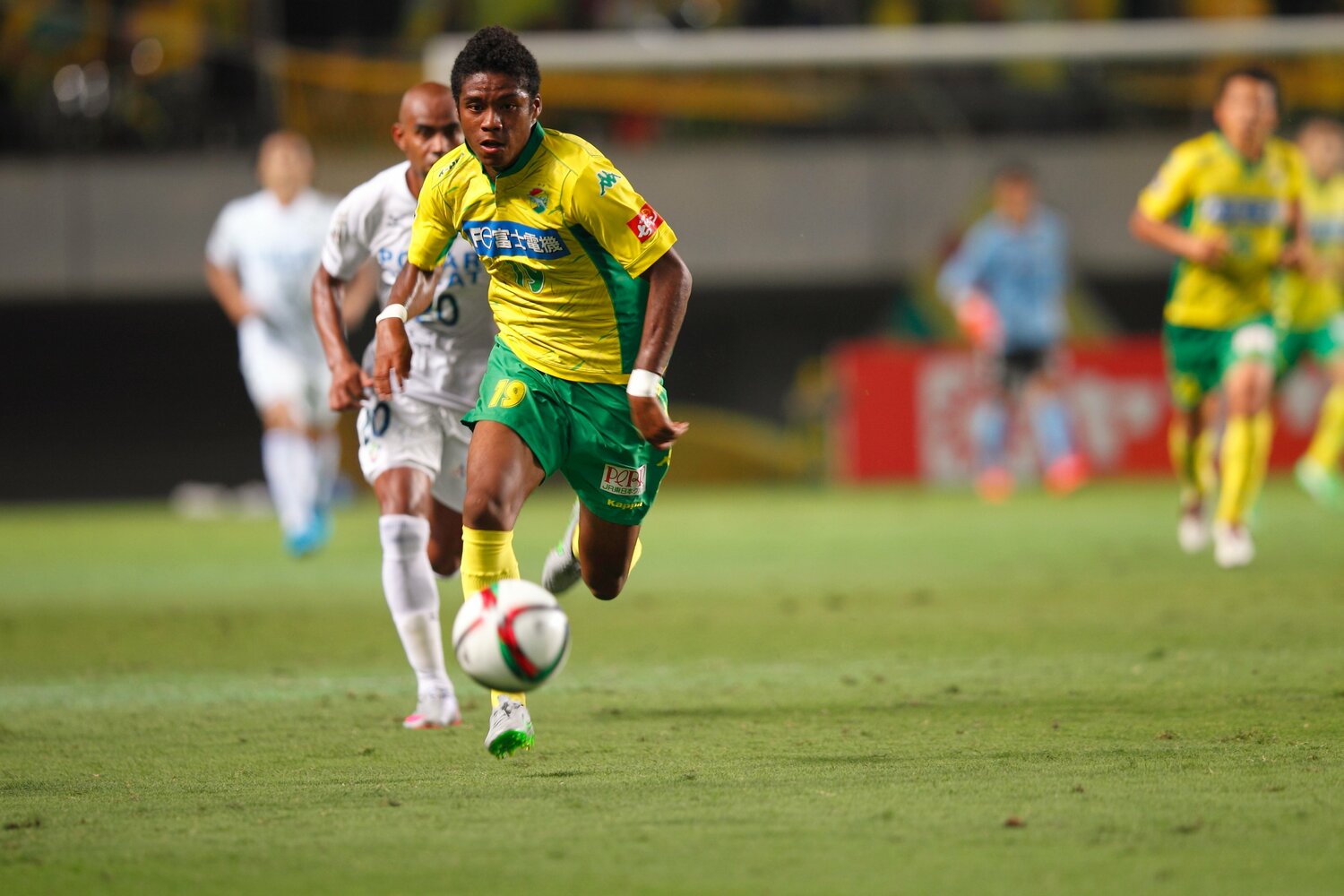 ジェフ千葉時代のオナイウ阿道（2015年）©︎Kiichi Matsumoto