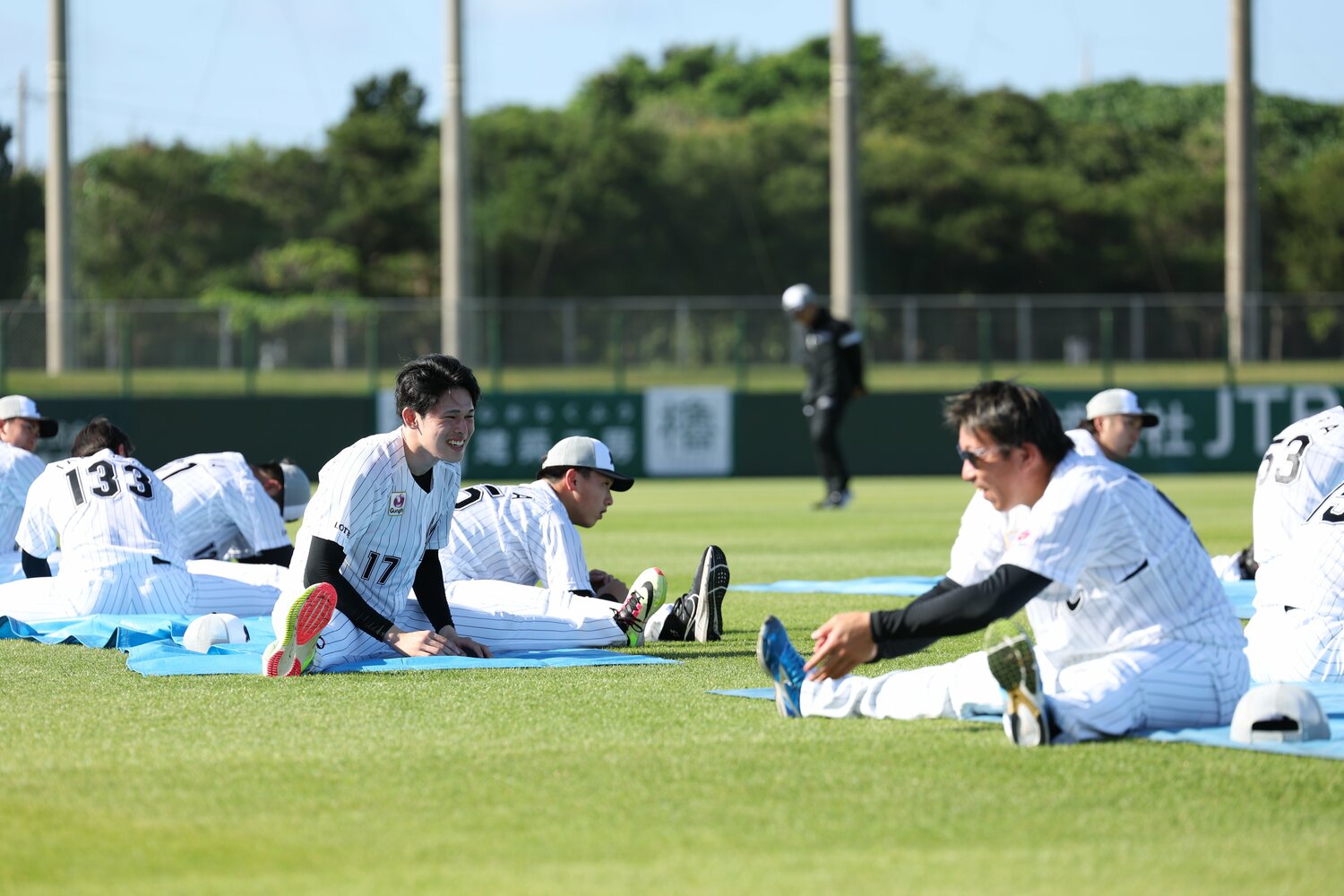 プロ5年目を迎え笑顔を見せることも多くなった ©︎Chiba Lotte Marines