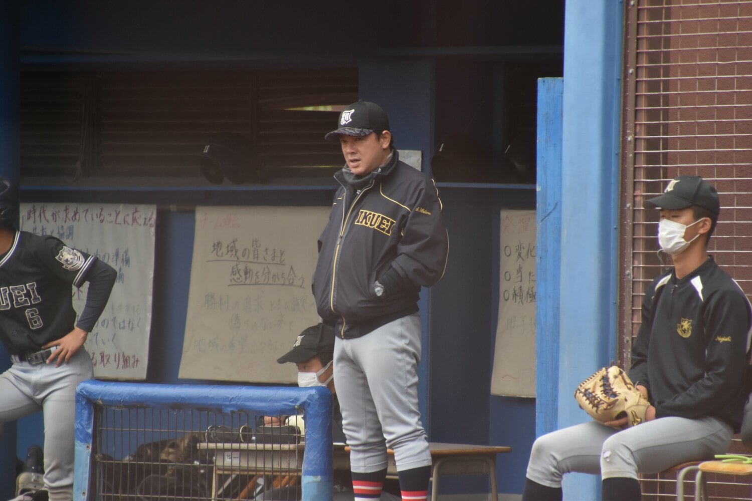 仙台育英・須江航監督　©Takahiro Kikuchi