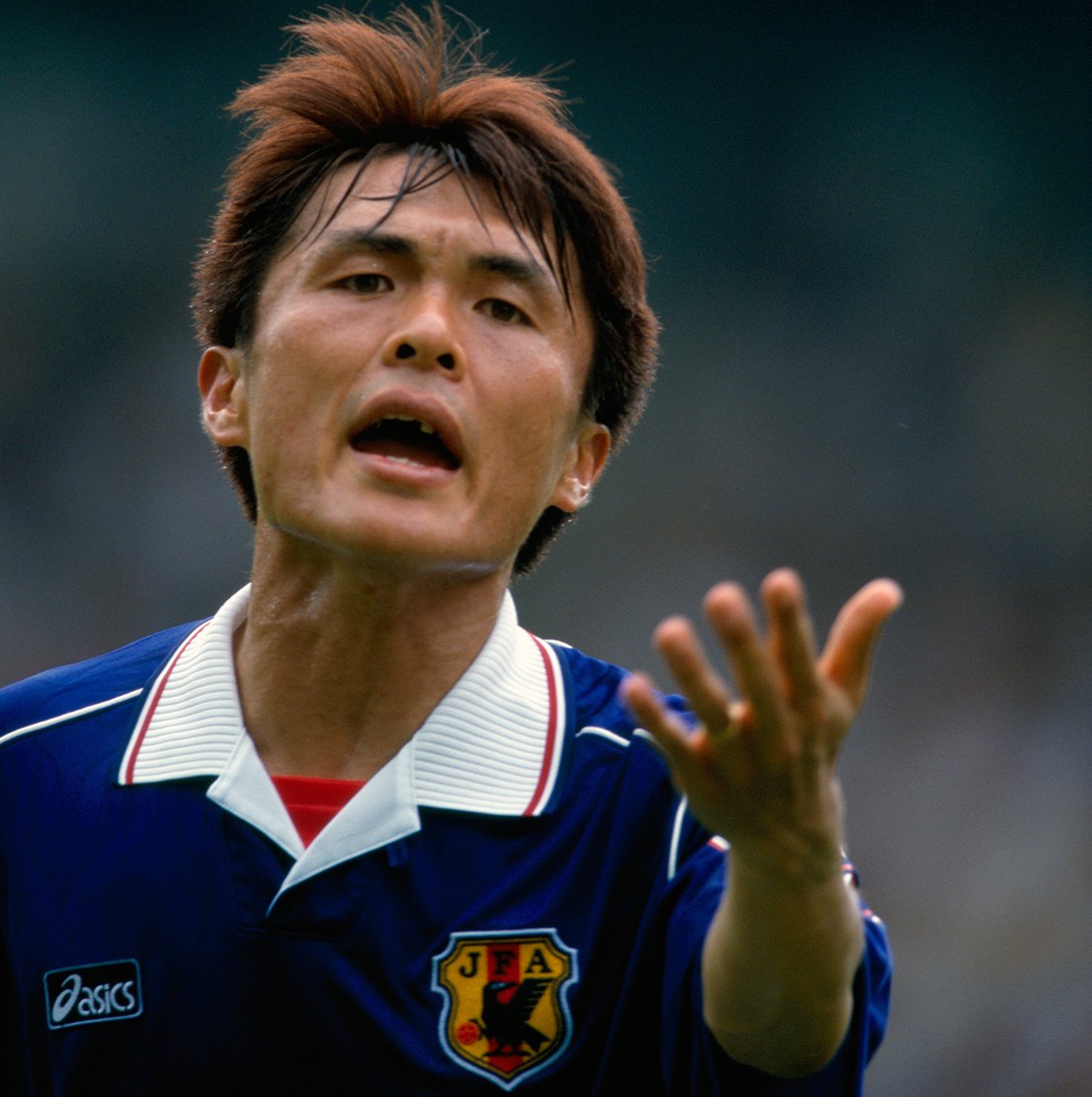 フランスW杯の名良橋。ジョルジーニョも認めるサイドバックへと飛躍した　©Sports Graphic Number