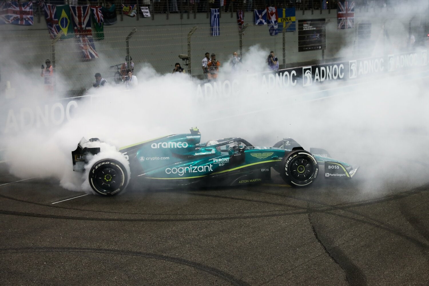 惜別のマックスターン。今季最高位は6位が2回、ドライバーズランキングは12位だった　©Getty Images