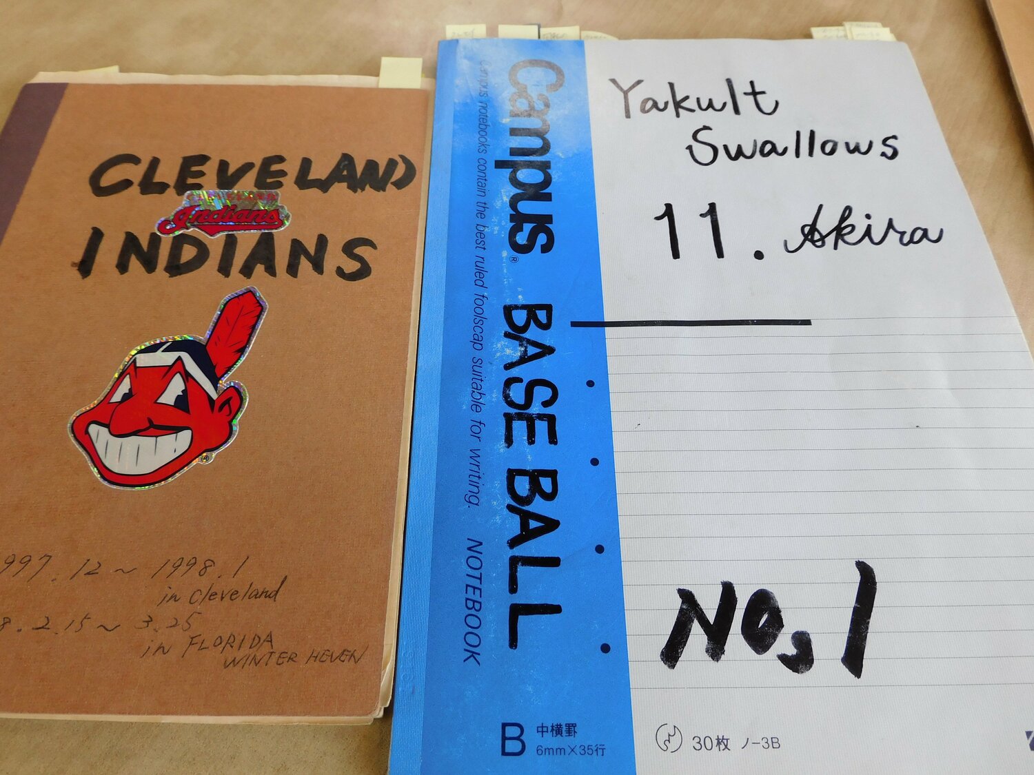 リハビリ時代に伊藤さんが書きためていたノート ©Number Web