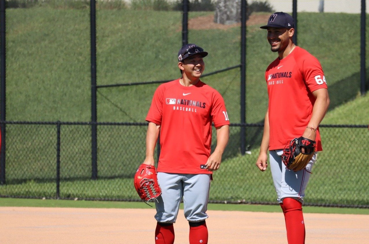 昨季メジャー昇格時の小笠原　©Yuki Yamada