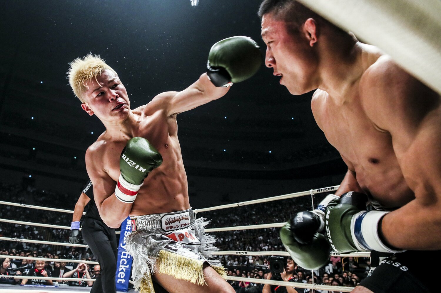 2018年9月30日、那須川天心vs.堀口恭司　©RIZIN FF Susumu Nagao