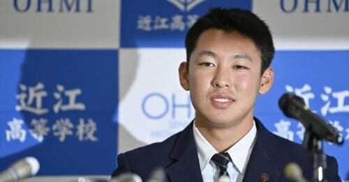 近江高校津田基選手 記念タオル 背番号4 20220325-OYT1I50182-1.jpg?type=ogp