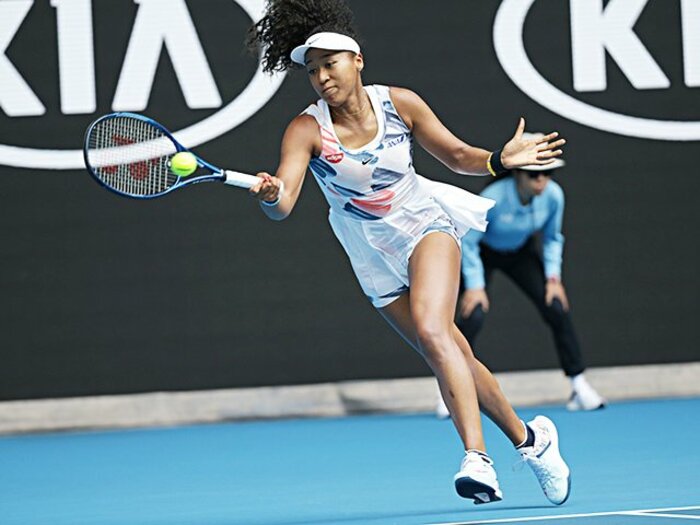 ネット破壊より凄い大坂なおみの力。ブレーク危機を凌ぐ集中力と風格。＜Number Web＞ photograph by Hiromasa Mano