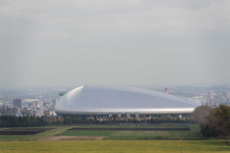 札幌ドームの外観（2016年撮影）©︎Nanae Suzuki
