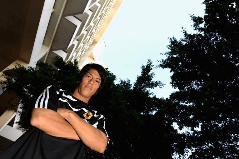 2009年U-17W杯（ナイジェリア大会）で特撮される宮吉　©︎FIFA/Getty Images