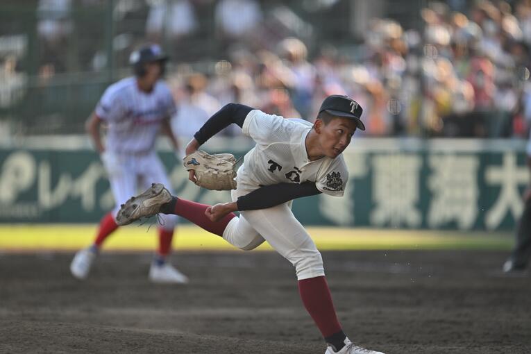 大阪桐蔭の2年生左腕・前田悠伍　©Hideki Sugiyama