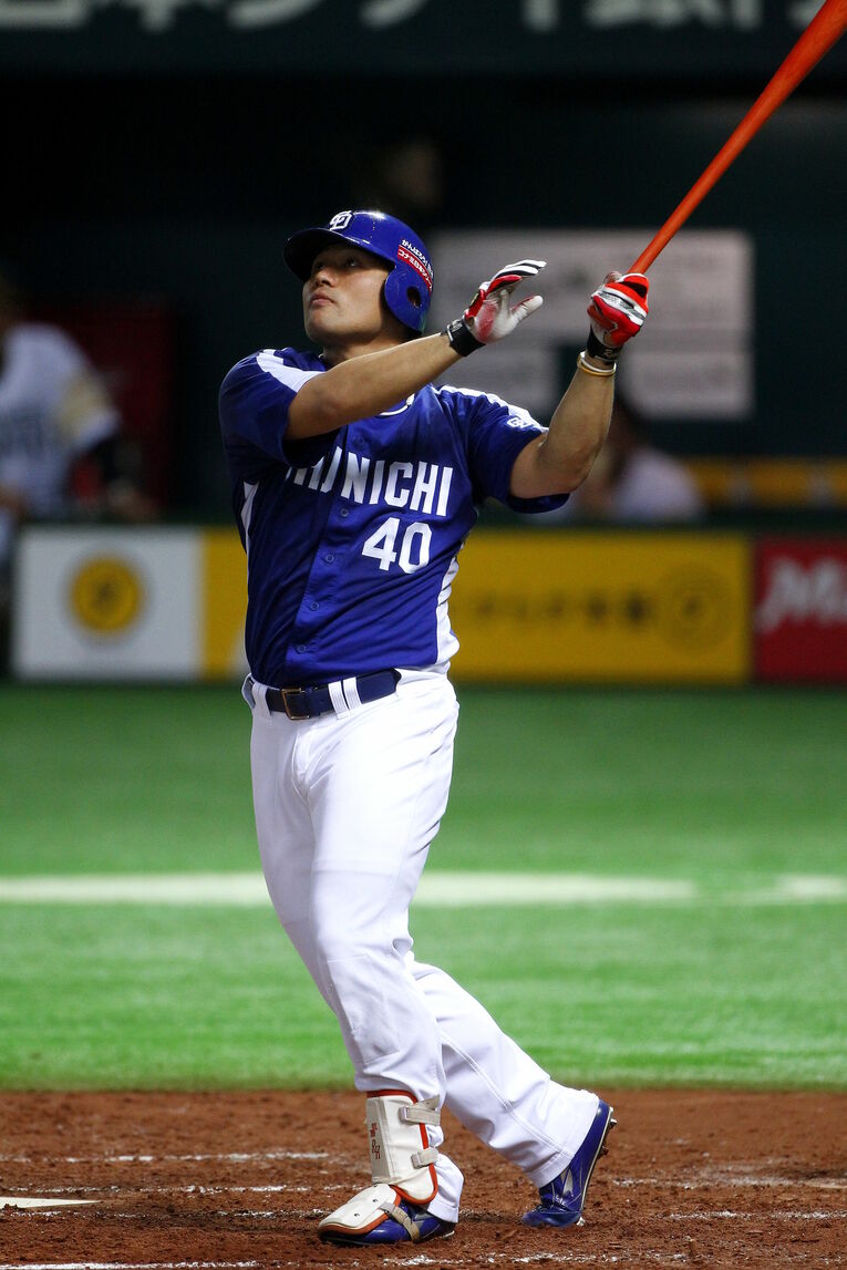 中日時代の平田良介　©BUNGEISHUNJU