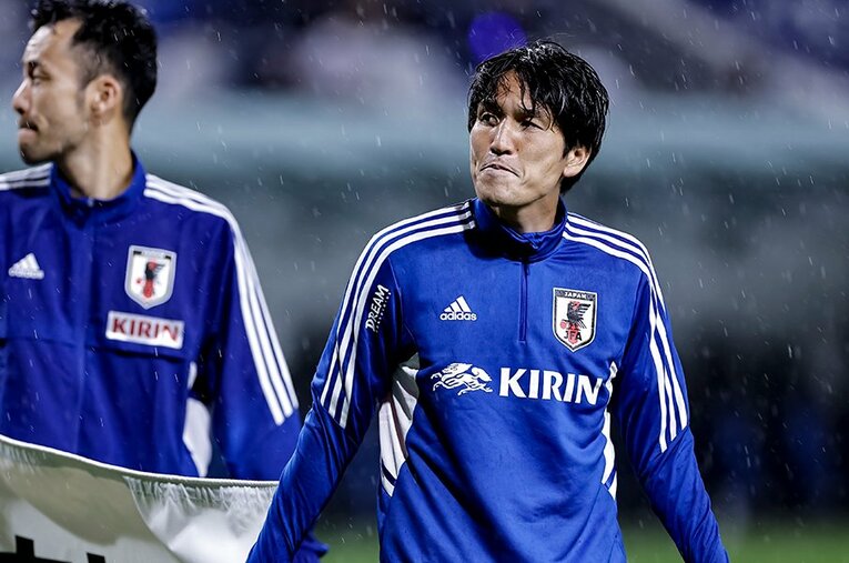 チュニジア戦での振る舞いが絶賛された原口元気。ただ彼のリアルな心の中とは……？　©Kiichi Matsumoto/JMPA