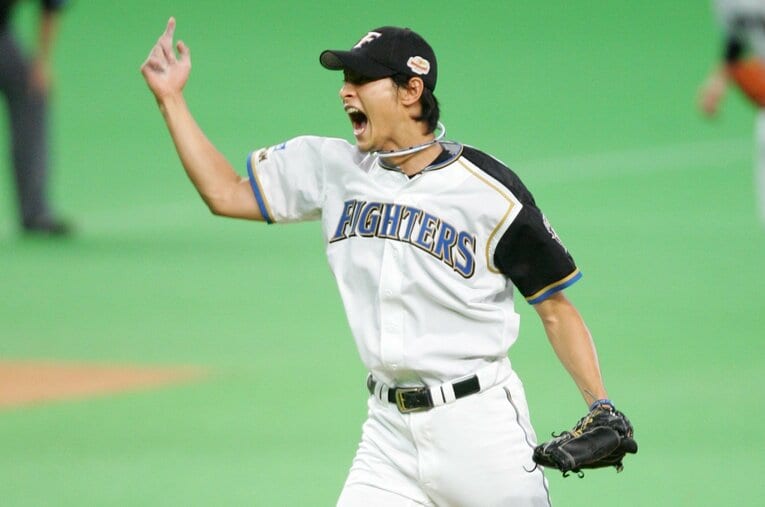 2006年の日本シリーズ第5戦に登板したダルビッシュ有　©Koji Asakura