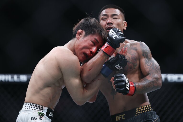 日本人初のUFC王者を目指してタイトルマッチに挑んだ平良達郎　©Getty Images