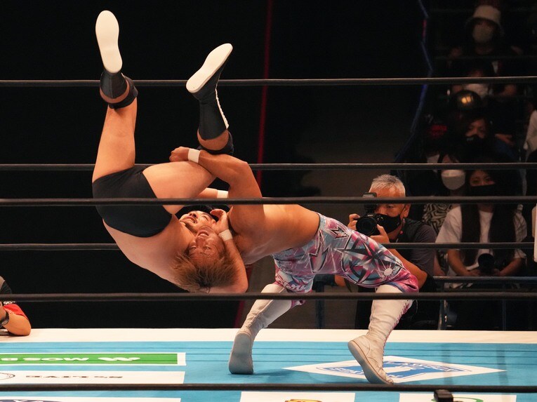 海野翔太のフィッシャーマンズ・スープレックス