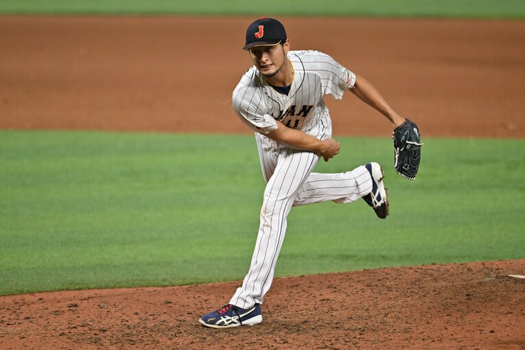 決勝戦で登板したダルビッシュ　©︎Naoya Sanuki