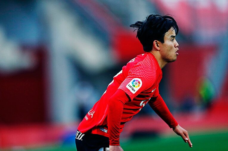 代表戦明けのリーグ戦、マジョルカで好プレーを見せた久保建英 ／ photograph by Daisuke Nakashima