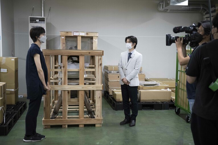 1936年ベルリン五輪で使用された鞍馬　©Asami Enomoto