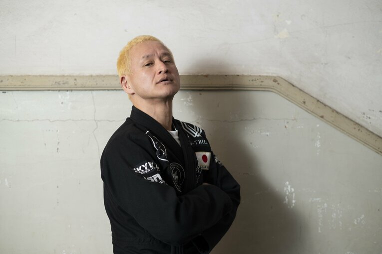 【アフター】福島は一昨年のワールドマスター柔術選手権（マスター4〔46歳～50歳〕青帯ライト級）で優勝　©Tadashi Hosoda