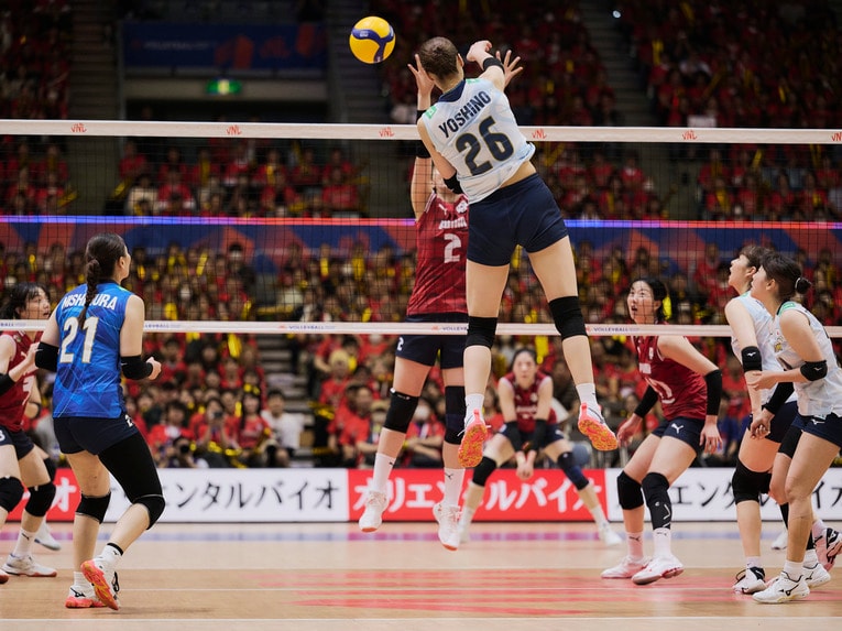 バレーボールネーションズリーグ 韓国戦　©︎Yuki Suenaga