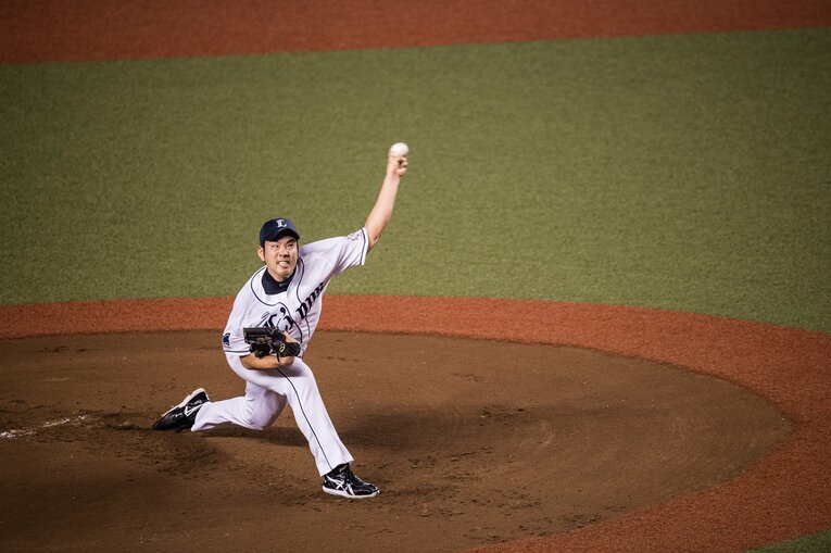 西武時代の菊池雄星　©Nanae Suzuki