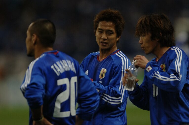 中村俊輔がターゲットとして「一番狙っていた」という福西崇史　©Takuya Sugiyama