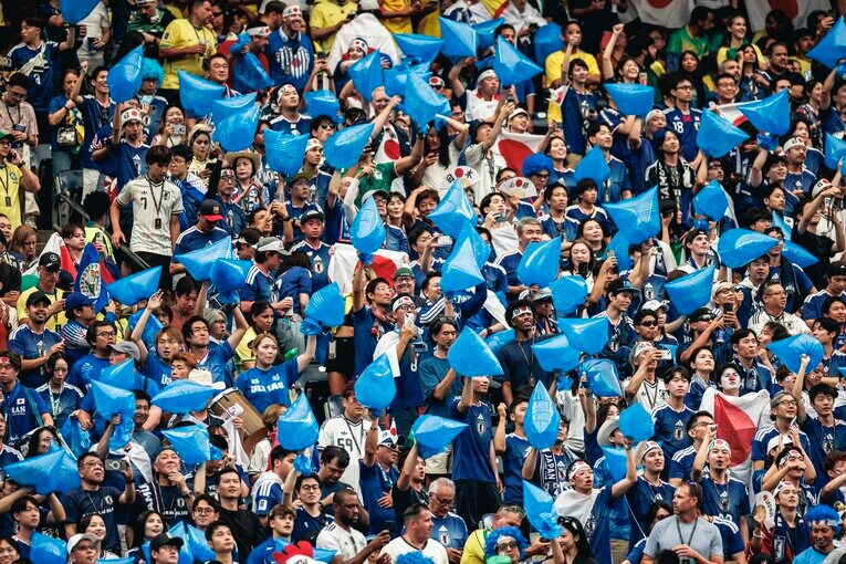 テレビに映らなかったブラジル戦真相…写真は右に続きます　©Kiichi Matsumoto/JMPA