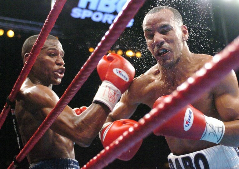 2005年1月のヘンリー・ブルセレス（プエルトリコ）戦　©Naoki Fukuda