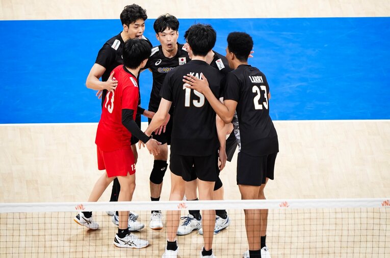 VNLアメリカ戦　©︎Volleyball World