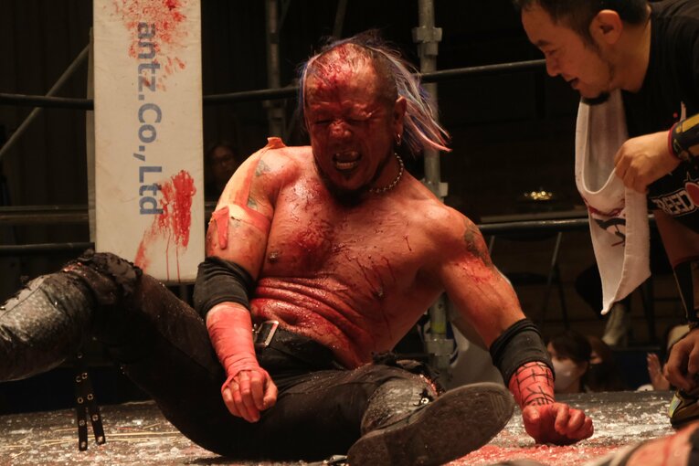 デスマッチのカリスマ・葛西純　©Norihiro Hashimoto