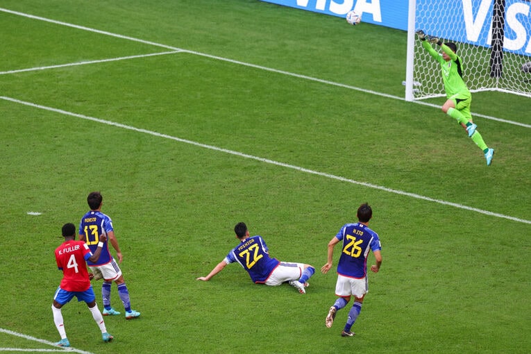 失点シーンの瞬間　©Getty Images