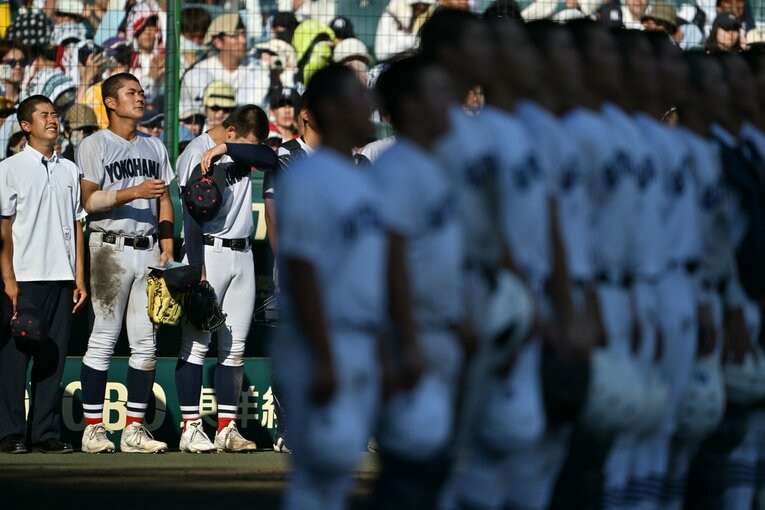 【名シーン】甲子園名試合…横浜vs県岐阜商の現地カット　©Hideki Sugiyama