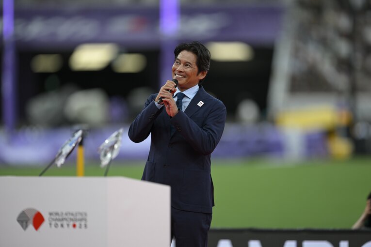 2025年の世界陸上でのオープニングセレモニー　©Nanae Suzuki