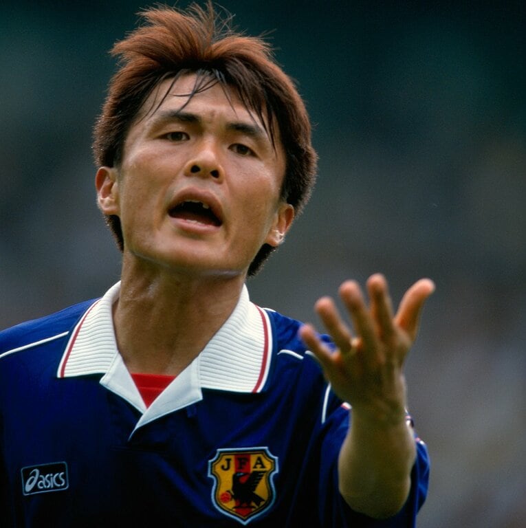 フランスW杯の名良橋。ジョルジーニョも認めるサイドバックへと飛躍した　©Sports Graphic Number