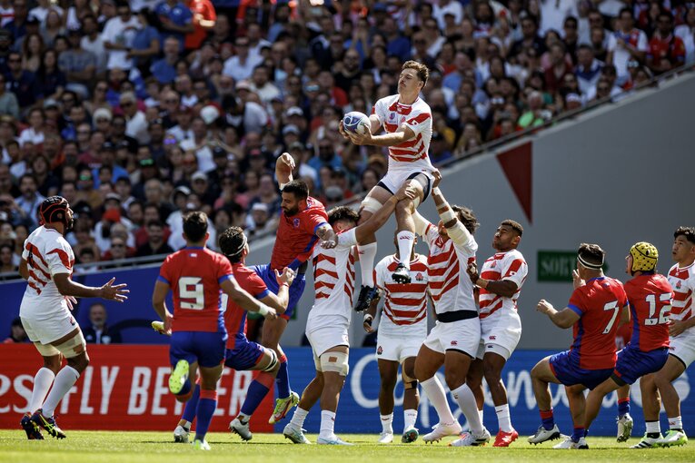 ジャック・コーネルセン（2023年ラグビーW杯チリ戦）©︎Kiichi Matsumoto